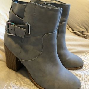 Grey booties